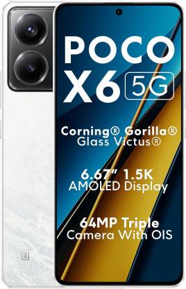 POCO X6 5G (Snowstorm White, 256 GB)