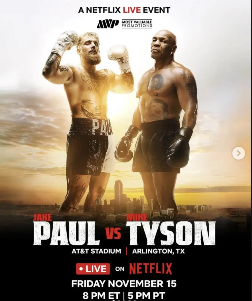 Jake Paul vs Mike Tyson