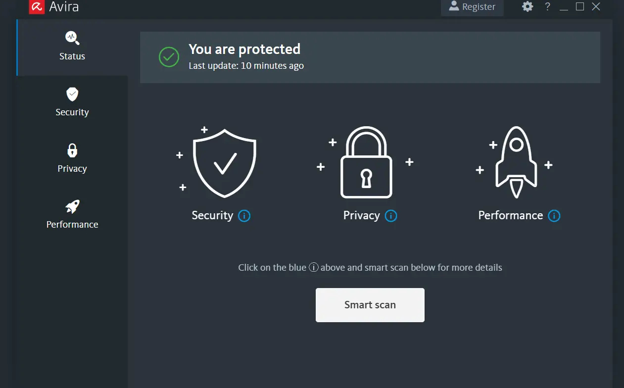 Avira Free Security  best Free Antivirus 