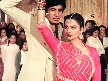 Amitabh Bachchan and Rekha starred in many movies in the 1970s.