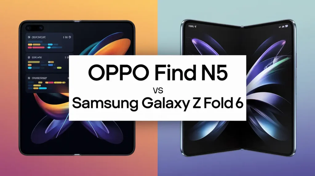 Oppo Find N5 vs Samsung Galaxy Z Fold 6