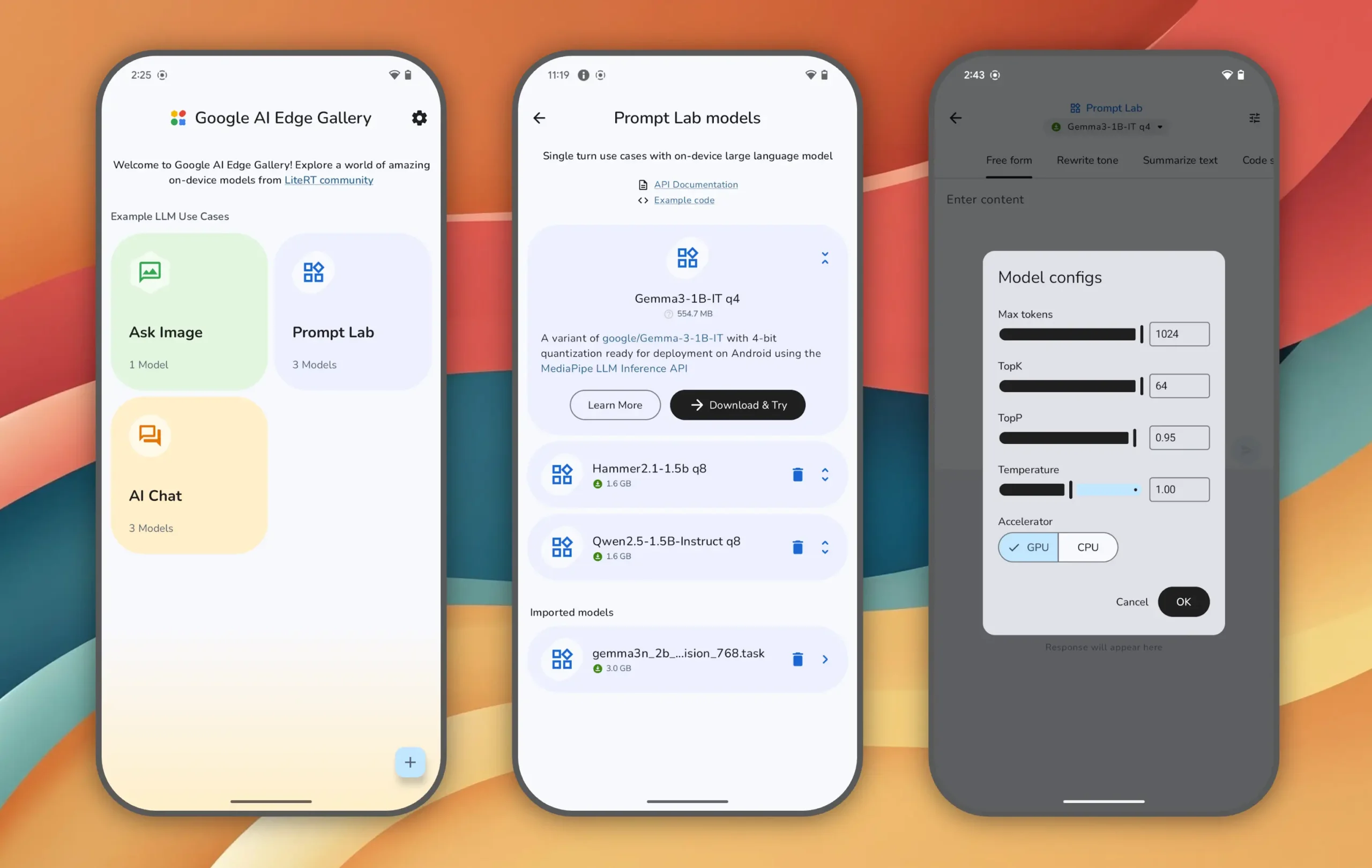 Google AI Gallery